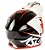 CAPACETE ASW FUSION 2.0 BLADE PRETO VERMELHO BRANCO 60  EAN  7908377107670 - Imagem 3