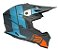 CAPACETE ASW FUSION 2.0 SEECKER CINZA AZUL LARANJA 58  EAN  7908377104952 - Imagem 2
