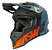 CAPACETE ASW FUSION 2.0 SEECKER CINZA AZUL LARANJA 58  EAN  7908377104952 - Imagem 1