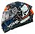CAPACETE YOHE NEW BLADE PLAYFUL BCO/PTO 60 - Imagem 1