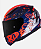 CAPACETE LS2 RAPID FF353 NAUGHTY MATTE BLU/FLUO ORG 60/L - Imagem 1