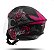 CAPACETE TORK NEW LIBERTY THREE FLOWERS PK/PTO FOSCO 56 - Imagem 2