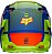 CAPACETE FOX V1 MX OKTIV BLU L - Imagem 4