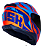 CAPACETE NORISK FF391 CUTTING FLUO ORG/BLUE 58/M - Imagem 3