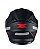 CAPACETE TEXX G2 SOLIDO PRETO/VERMELHO 61 - Imagem 4
