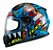 CAPACETE TEXX HAWK HUNGER AZUL 60 - Imagem 1