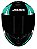 CAPACETE AXXIS DRAKEN VECTOR MATT BLACK/WHITE/GREEN 60/L - Imagem 5