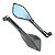 ESPELHO ESPORTIVO TWINS TRAPEZIO MINI PRETO - Imagem 1