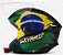 CAPACETE TORK NEW LIBERTY THREE PATRIOTA PT/VD 60 - Imagem 1