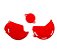 PROTETOR TAMPA MOTOR CRF 250F VERMELHO - Imagem 1