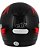 CAPACETE EBF 7 POWER PT/VERMELHO 56 - Imagem 2