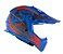 CAPACETE LS2 FAST MX437 ALPHA MATTE BLUE 56/S - Imagem 2