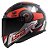 CAPACETE LS2 RAPID FF353 STRATUS BLK/RED/SILVER 60/L - Imagem 1