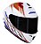 CAPACETE AXXIS DRAKEN RACER GLOSS WHITE/RED/BLUE 58/M - Imagem 2