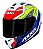 CAPACETE AXXIS DRAKEN TRACER GLOSS WHITE/BLUE/GREY 58/M - Imagem 1