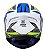 CAPACETE AXXIS DRAKEN TRACER GLOSS WHITE/BLUE/GREY 58/M - Imagem 3