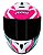 CAPACETE AXXIS DRAKEN TRACER GLOSS WHITE/TIFANY/PINK 58/M - Imagem 5