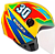 CAPACETE EBF SPARK JET 30 AMARELO 56 - Imagem 1