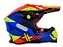 CAPACETE MATTOS RACING ATOMIC AZUL/VERMELHO AZUL 60 - Imagem 2