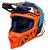 CAPACETE ASW FUSION 2.0 SEECKER AZUL LARANJA 58  EAN  7908377128033 - Imagem 1