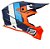 CAPACETE ASW FUSION 2.0 SEECKER AZUL LARANJA 62  EAN  7908377128057 - Imagem 2
