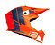 CAPACETE ASW FUSION 2.0 SEECKER LARANJA AZUL BRANCO 60  EAN  7908377105171 - Imagem 2