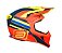 CAPACETE ASW CORE TORN AMARELO FLUO LARANJA FLUO AZUL 58  EAN  7908377124165 - Imagem 2