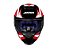 CAPACETE AXXIS EAGLE JAPAN GLOSS BLACK/RED/WHITE 58/M - Imagem 7