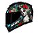 CAPACETE AXXIS EAGLE CATRINA MATT BLACK/BLUE/RED 58/M - Imagem 1