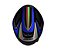 CAPACETE AXXIS EAGLE ITALY 2 MATT BLACK/GREY/BLUE 58/M - Imagem 5