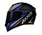 CAPACETE AXXIS EAGLE ITALY 2 MATT BLACK/GREY/BLUE 58/M - Imagem 4