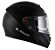 CAPACETE LS2 VECTOR FF397 MONOCOLOR MATTE BLACK 60/L - Imagem 3