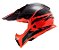 CAPACETE LS2 FAST MX 437 ROAR MATTE BLK/RED 62/XL - Imagem 1