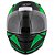 CAPACETE EBF NEW SPARK FLASH PT/FOSCO/VERDE 60 - Imagem 2