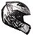 CAPACETE EBF SPARK AIR PTF/PRATA 60 - Imagem 3