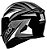 CAPACETE AXXIS EAGLE POWER GLOSS BLACK/GREY/WHITE 62/XL - Imagem 2