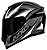 CAPACETE AXXIS EAGLE POWER GLOSS BLACK/GREY/WHITE 62/XL - Imagem 1