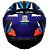 CAPACETE AXXIS EAGLE POWER MATT BLUE/ORANGE 58/M - Imagem 3