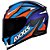 CAPACETE AXXIS EAGLE POWER MATT BLUE/ORANGE 58/M - Imagem 1