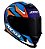CAPACETE AXXIS EAGLE POWER MATT BLUE/ORANGE 58/M - Imagem 6