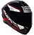 CAPACETE AXXIS DRAKEN WIND GLOSS BLACK/WHITE/RED 62/XL - Imagem 6
