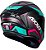 CAPACETE AXXIS DRAKEN WIND MATT BLACK/TIFFANY/PINK 58/M - Imagem 4