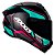 CAPACETE AXXIS DRAKEN WIND MATT BLACK/TIFFANY/PINK 58/M - Imagem 5