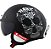 CAPACETE LS2 SPITFIRE OF599 INKY MATTE BLK/WHITE 60/L - Imagem 3