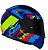 CAPACETE LS2 RAPID FF353 TAGLINE BLU/YELLOW 58/M - Imagem 2