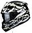 CAPACETE NORISK STRADA COMMANDO WHITE/BLK 58/M - Imagem 1