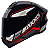 CAPACETE AXXIS DRAKEN WIND GLOSS BLACK/WHITE/RED 64/XXL - Imagem 1