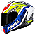 CAPACETE AXXIS DRAKEN TRACER GLOSS WHITE/BLUE/GREY 62/XL - Imagem 1