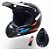 CAPACETE EBF SIX MUCK PTO/LAR 56 - Imagem 2