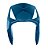 CARENAGEM FRONTAL BIZ 125 05/06 AZUL SAIRA METALICO - Imagem 1